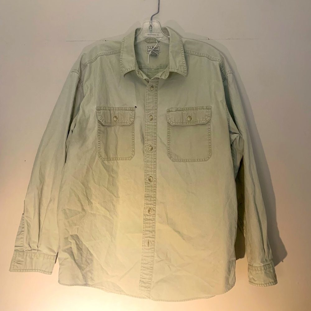 L.L. Bean canvas shirt, Men’s Large
